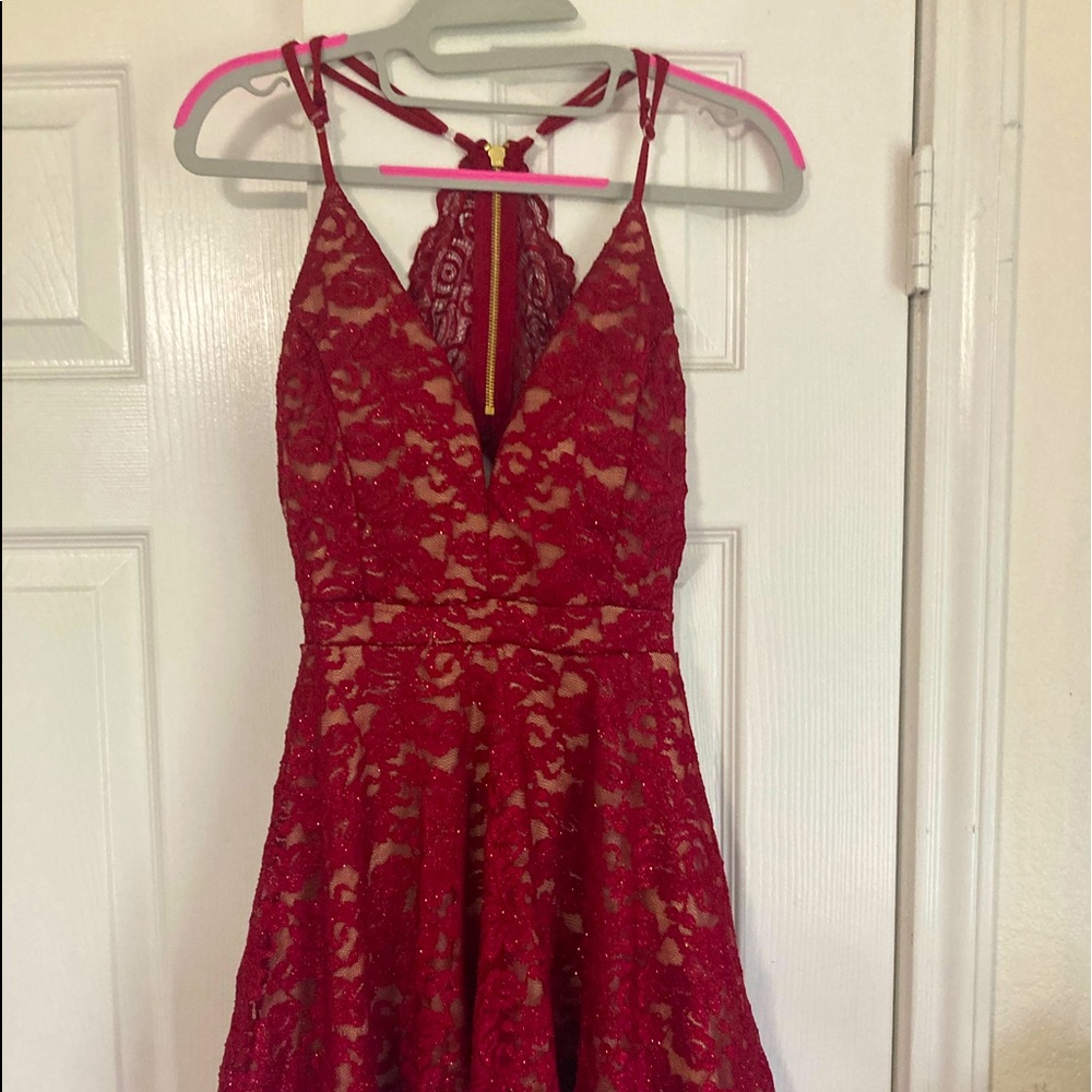 Party Red Mini Dress